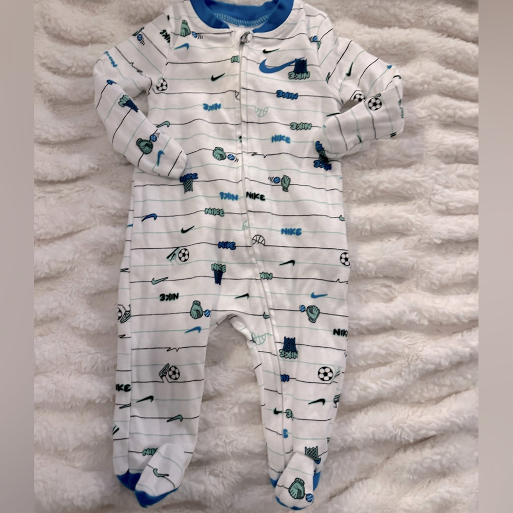 Nike footsie pajamas